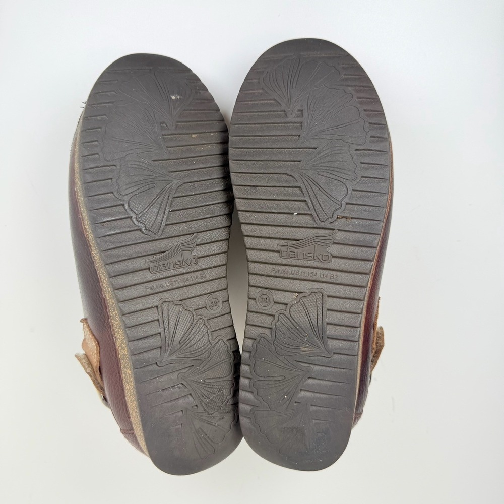 Dansko Merrin Brown Leather Slingback Clogs Women's 39 US 8.5-9 - Picture 15 of 15